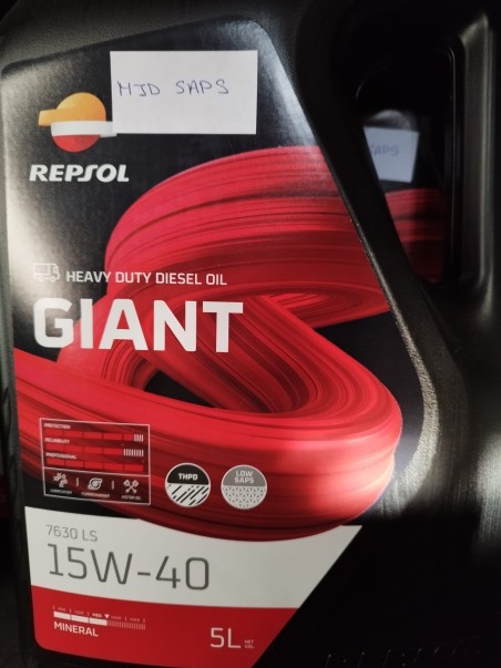 ACEITE MOTOR 15W40 MID SAPS  REPSOL