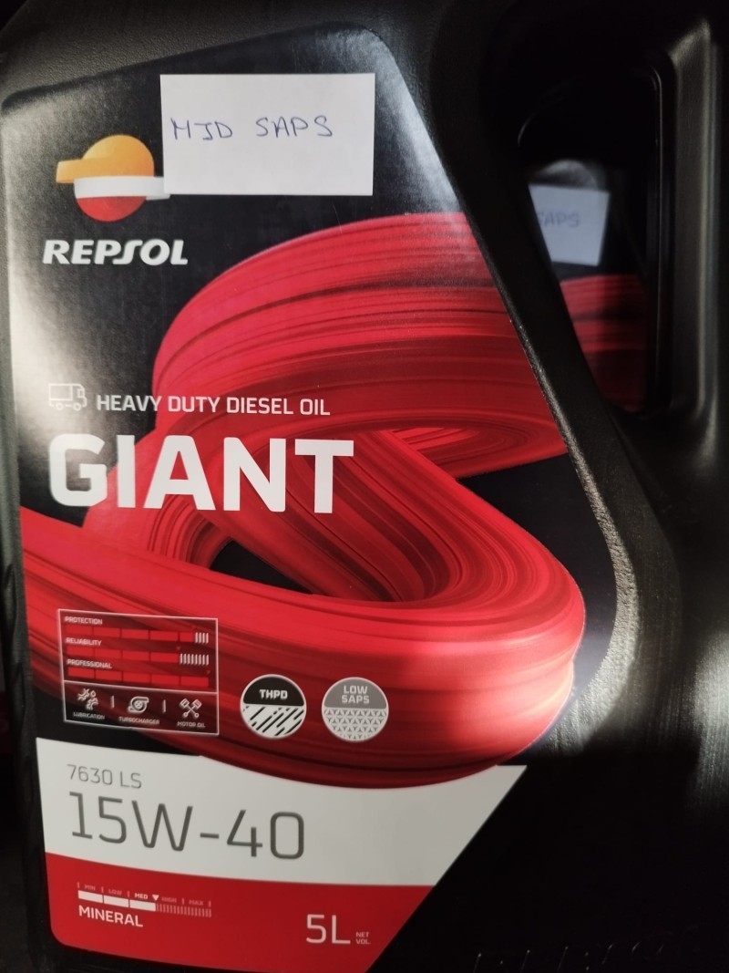 ACEITE MOTOR 15W40 MID SAPS  REPSOL